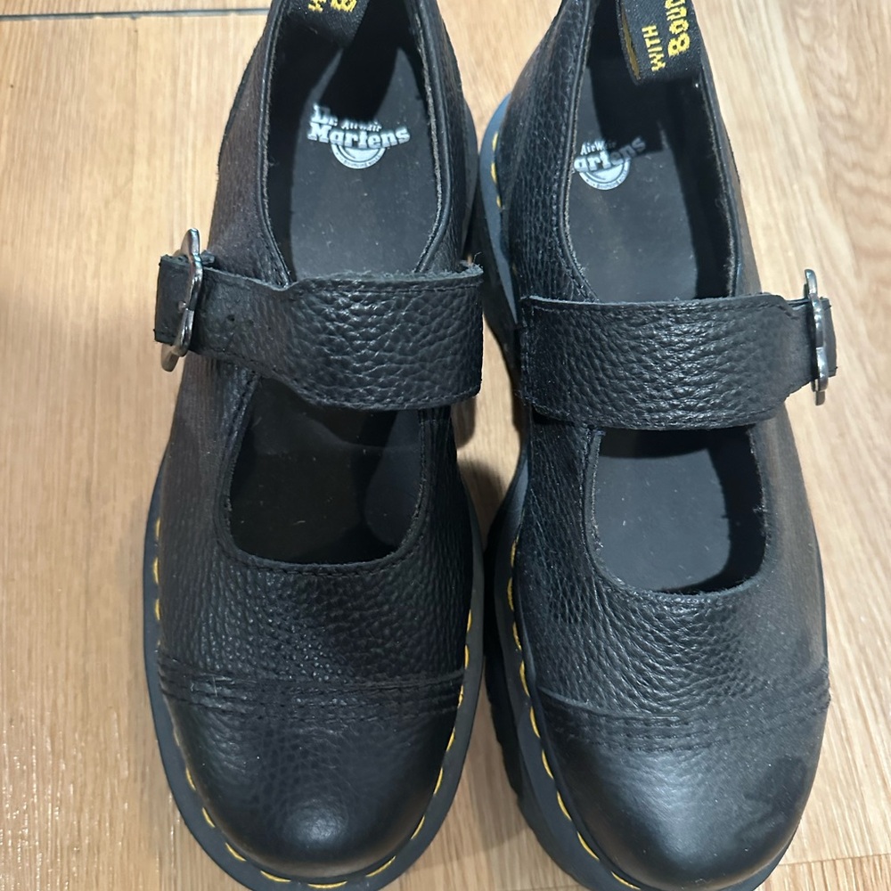 Dr. Martens womens Black Mary Jane Shoes
